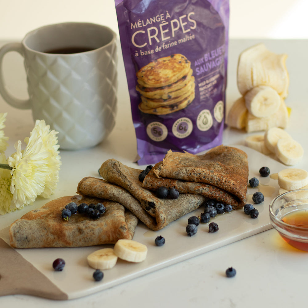Mélange à crêpes aux bleuets sauvages