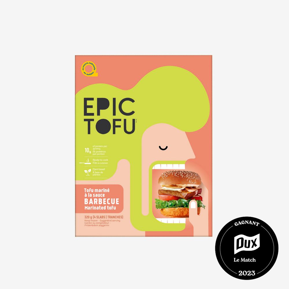 Epic Barbecue - Tranches de tofu mariné
