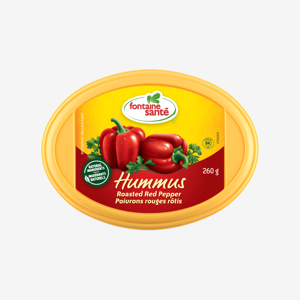 Hummus - Poivrons rouges rôtis