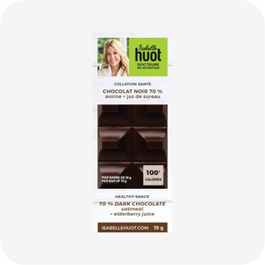 Barres chocolat noir 70% cacao