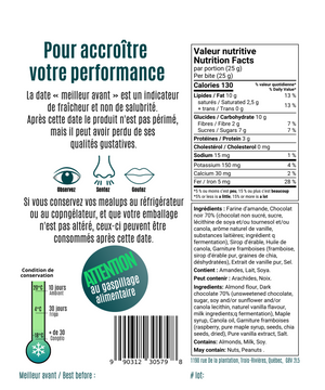 Bouchées de performance Mealup - Choco-Framboises