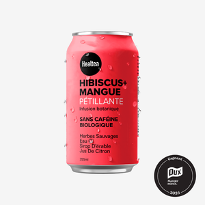 Les infusions Prémium Healtea Pétillantes - Hibiscus Mangue