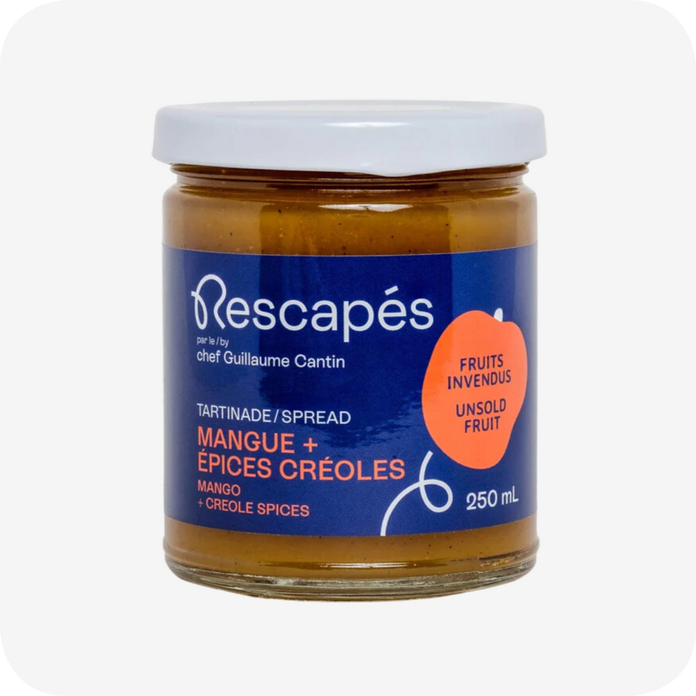 Tartinade Mangue et épices créoles - Les Rescapés