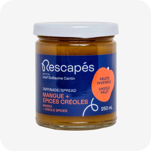 Tartinade Mangue et épices créoles - Les Rescapés