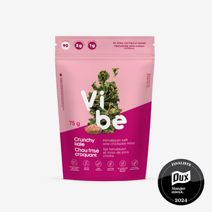 Vibe - Chips de kale, Sel himalayen et miso de pois chiche