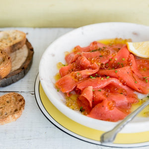 Saumon Sockeye fumé tranché