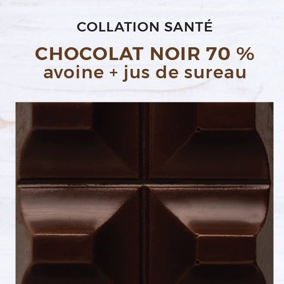 Barres chocolat noir 70% cacao