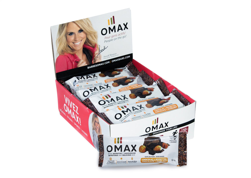 Barre OMAX - chocolat & noisettes